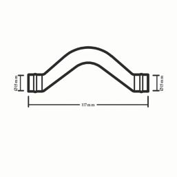 Flomasta  Copper Solder Ring Equal Full Crossover 15mm