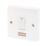 Crabtree Capital 20A 1-Gang DP Washing Machine Switch White