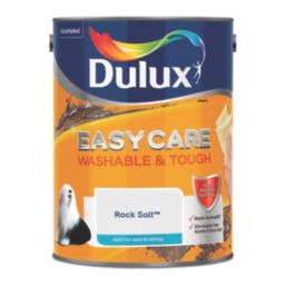 Dulux EasyCare Washable & Tough 5Ltr Rock Salt Matt Emulsion  Paint