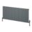 Reina Piatto Single 600mm x 1420mm 3630BTU Anthracite Horizontal Designer Radiator