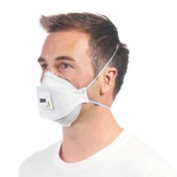 3M 9322+ Aura Cool Flow Comfort Disposable Valved Masks P2 10 Pack