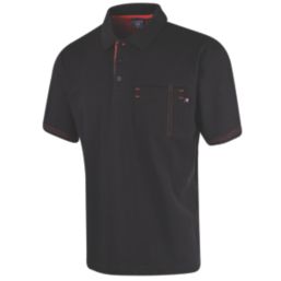 Lee Cooper LCTS011 Polo Shirt Black Medium 40" Chest