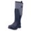 Muck Boots Arctic Sport II Tall Size 9 Womens Black/Grey Non Safety Wellies