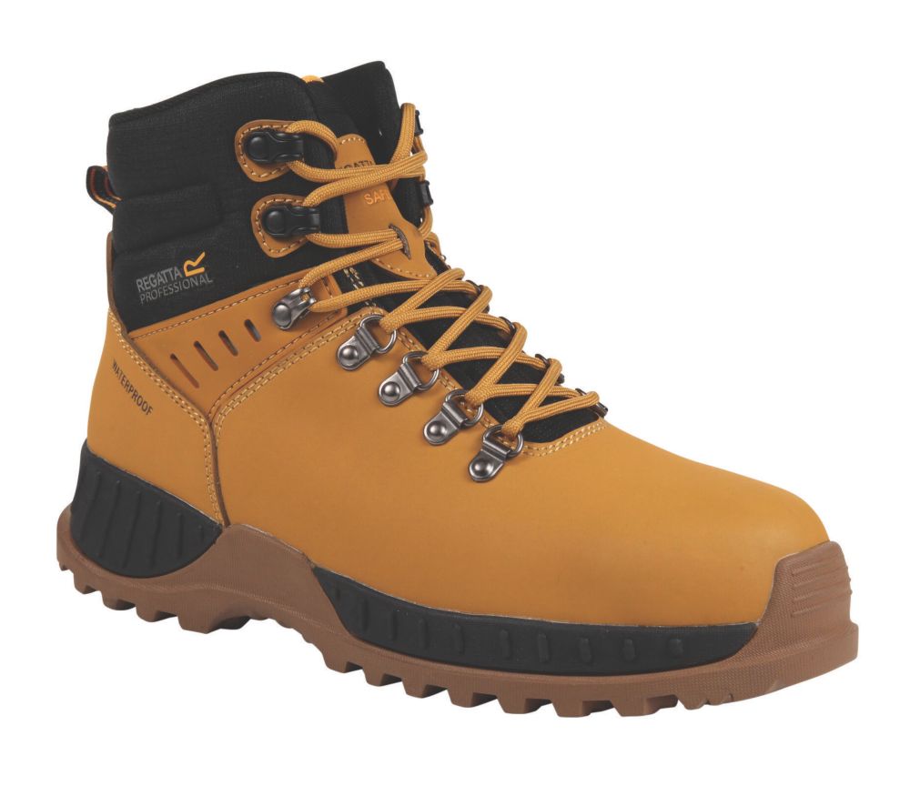 Regatta Grindstone S7L Waterproof Safety Boot Safety Boots Honey/Black