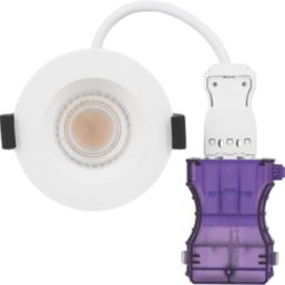 Luceco FType Ultra Regressed Fixed  Fire Rated LED Downlight CCT Colour Change  White 4-6W 710/725/750/745lm