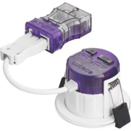 Luceco FType Ultra Regressed Fixed  Fire Rated LED Downlight CCT Colour Change  White 4-6W 710/725/750/745lm