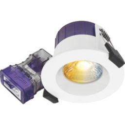 Luceco FType Ultra Regressed Fixed  Fire Rated LED Downlight CCT Colour Change  White 4-6W 710/725/750/745lm