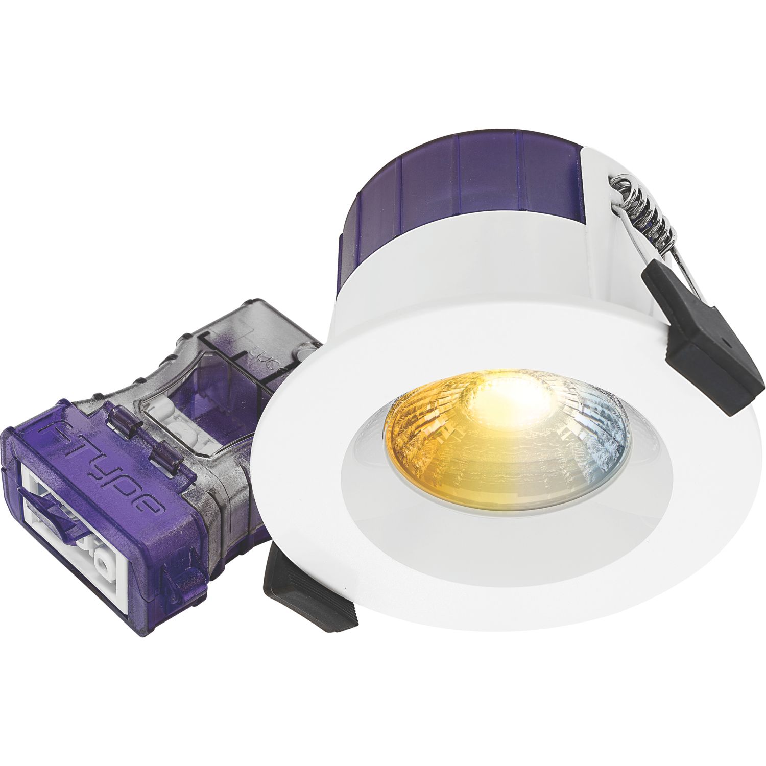 Luceco FType Ultra Regressed Fixed Fire Rated LED Downlight CCT Colour Change White 4-6W 710/725/750/745lm (960KL)