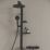 Ideal Standard Alu+ Fixed Rain Shower Head Silk Black 260mm