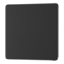 LAP  1-Gang Blanking Plate Matt Black