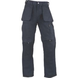 Dickies Eisenhower Multi-Pocket Trousers Navy Blue 34" W 30" L