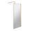 ETAL  WRSBB70 Semi-Framed Wetroom Screen with Support Bar Brushed Brass 700mm x 1950mm
