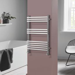 Towelrads 750mm x 500mm 808BTU Chrome Flat Designer Towel Radiator
