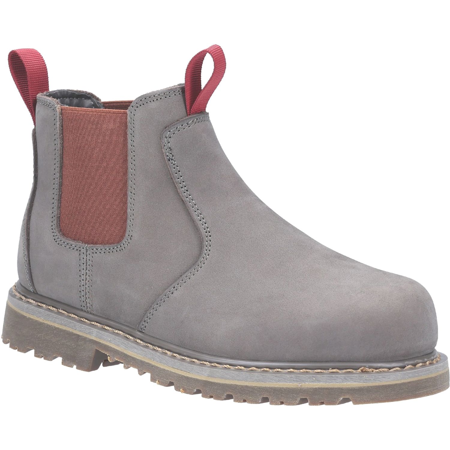 Amblers 106 Sarah Size 8 Womens Grey Steel Toe Cap Safety Dealer Boots (960TV)