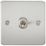 Knightsbridge  10AX 1-Gang 2-Way Light Switch  Brushed Chrome