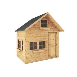 Mercia Double Storey Swiss Cottage 7' 6" x 6' (Nominal) Timber Playhouse