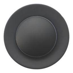 Flomasta Slotted Pop Up Small Basin Waste Matt Black 66mm