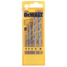 DEWALT  Straight Shank Masonry Drill Bit Set 5 Pieces