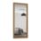 Spacepro Shaker 1-Door Sliding Wardrobe Door Oak Frame Mirror Panel 762mm x 2260mm