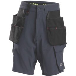 Hard Yakka Toughmaxx Lite Holster Stretch Work Shorts Dark Navy 30" W