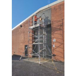 Boss 1450 Ladderspan 3T Double Depth Top Grade Aluminium Tower 1.2m x 1.8m x 9.2m