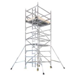 Boss 1450 Ladderspan 3T Double Depth Top Grade Aluminium Tower 1.2m x 1.8m x 9.2m