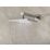 Bristan Square Shower Wall Arm Chrome-Plated 330mm x 66mm