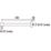 Bristan Square Shower Wall Arm Chrome-Plated 330mm x 66mm