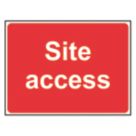 Essentials  "Site Access" Sign 450mm x 600mm