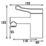 Bristan Solo2 Chrome 155mm Standard Lever Mono Basin Mixer Tap