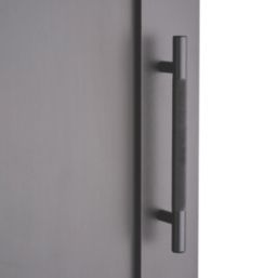 Elite Knobs & Handles Kensington Knurled T Bar Handle Matt Black 180mm