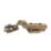 Eclipse 3D Adjustable Soft-Close Steel 105° Half Overlay Antique Bronze Cabinet Hinges 62mm 2 Pack