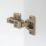 Eclipse 3D Adjustable Soft-Close Steel 105° Half Overlay Antique Bronze Cabinet Hinges 62mm 2 Pack