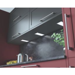 Sensio Neo Pro Rectangular LED Under Cabinet Lights Steel 14.4W 290 - 310lm 3 Pack