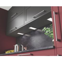 Sensio Neo Pro Rectangular LED Under Cabinet Lights Steel 14.4W 290 - 310lm 3 Pack