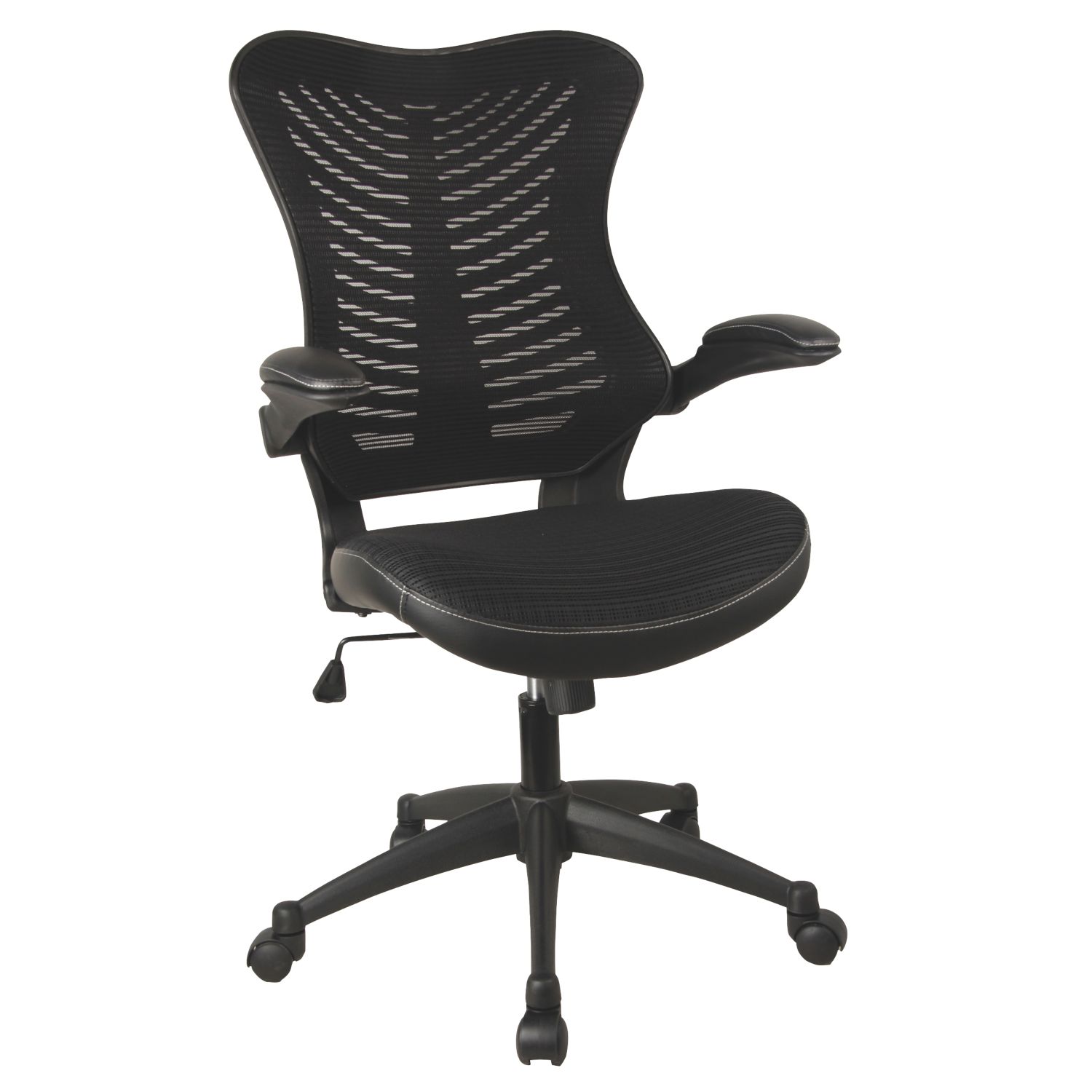 Nautilus Designs Mercury 2 Medium Back Executive Chair Black (961PK)