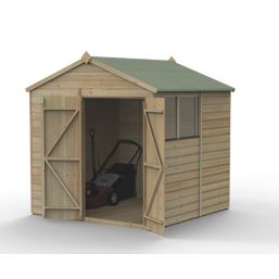 Forest Beckwood 7' x 7' (Nominal) Apex Shiplap Timber Shed