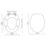 Pilica Soft-Close Toilet Seat Moulded Wood Sea