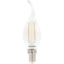 Sylvania TOLEDO RETRO BENT TIP E14 Candle LED Light Bulb  250lm 2.5W