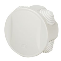 Vimark 4-Entry Round Junction Box with Knockouts 67mm x 48mm x 67mm