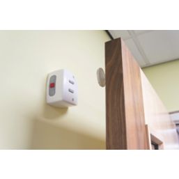 Agrippa Wireless Sound-Activated Fire Door Holder White