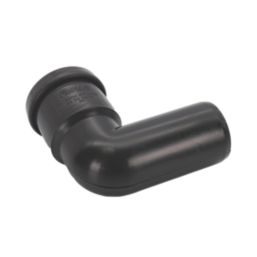 FloPlast Push-Fit 90° Conversion Bend Black 90° 32mm