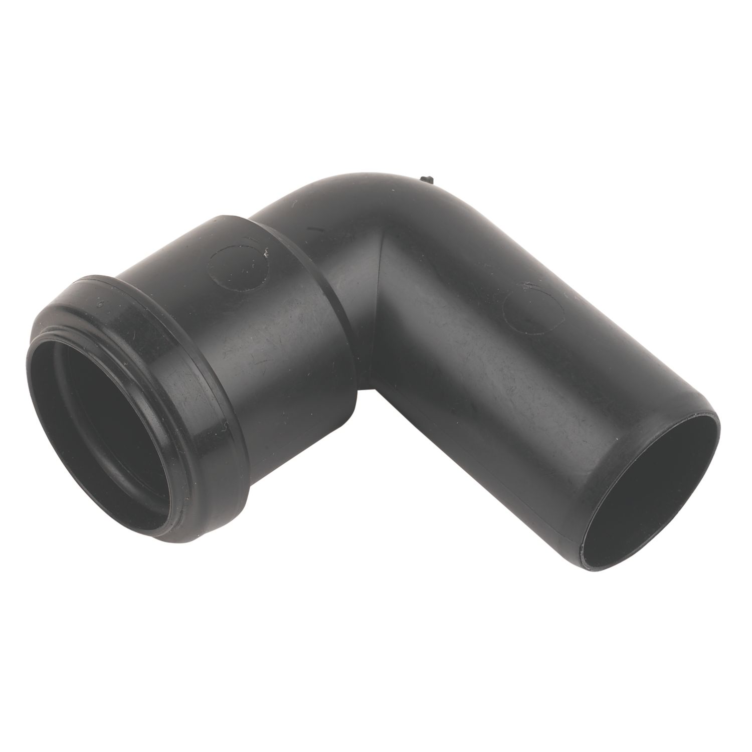 FloPlast Push-Fit 90° Conversion Bend Black 90° 32mm (96238)