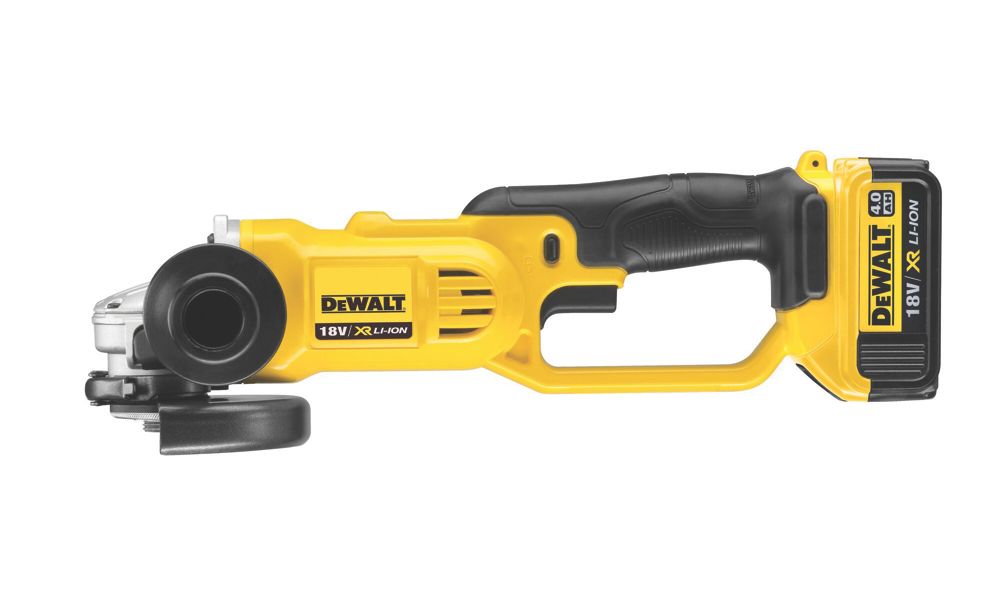 DeWalt DCG412M2 GB 18V 2 x 4.0Ah Li Ion XR 5 Cordless Angle Grinder