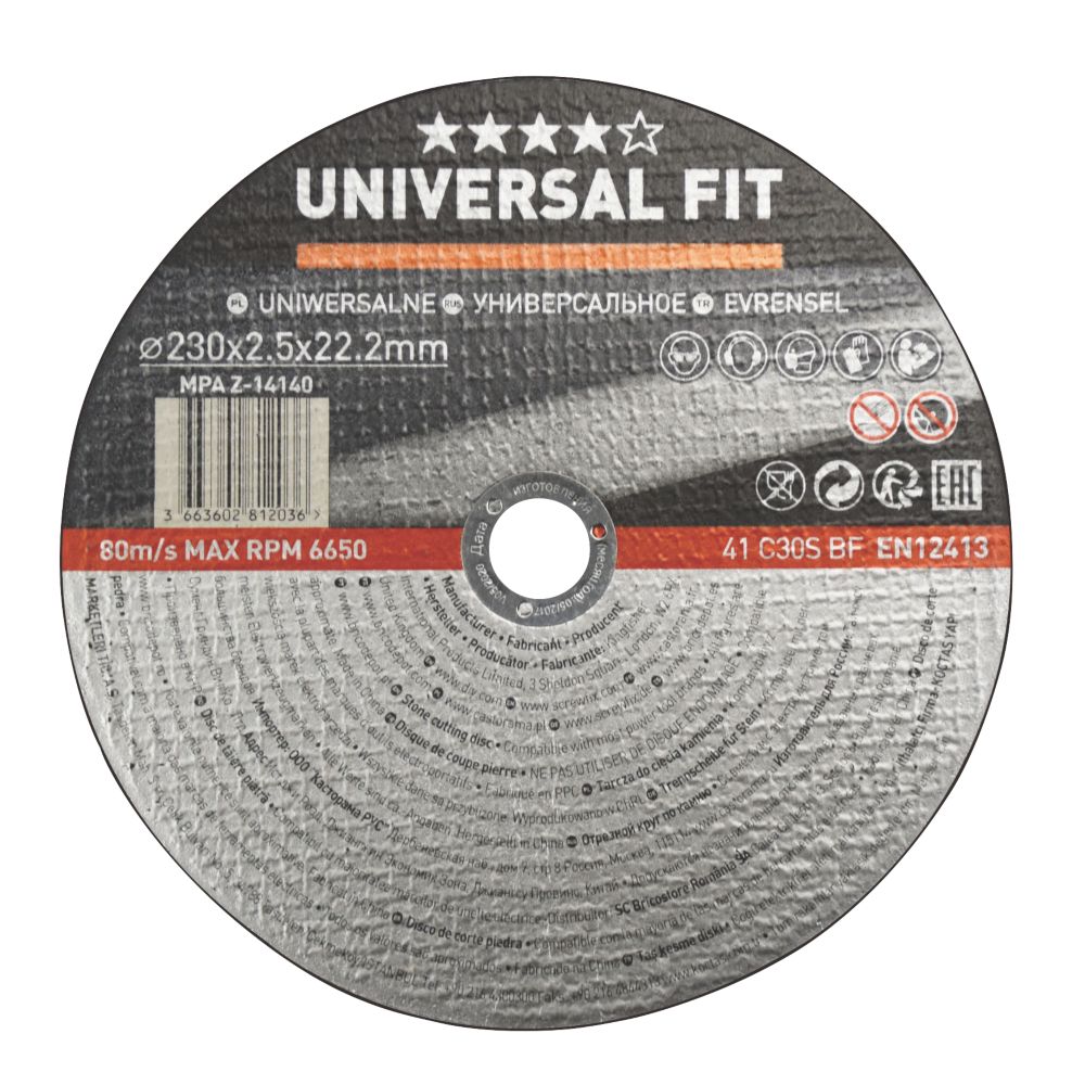 Screwfix stone store cutting disc