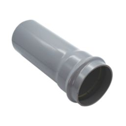 FloPlast  Push-Fit Single Socket Soil Pipe Grey 110mm x 3m