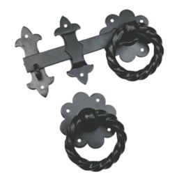 Smith & Locke Gate Latch Antique Black 240mm