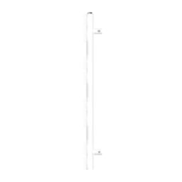 Flomasta Cantilever 800mm x 400mm 1017BTU White Vertical Designer Radiator