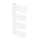 Flomasta Cantilever 800mm x 400mm 1017BTU White Vertical Designer Radiator
