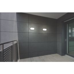 Eglo Boschetto-E Outdoor Oval LED Wall/Ceiling Light White 12W 1300lm